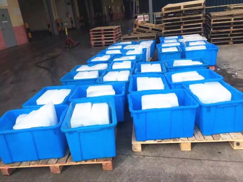 上海青浦制冰厂预售降温冰块々订购批发业务